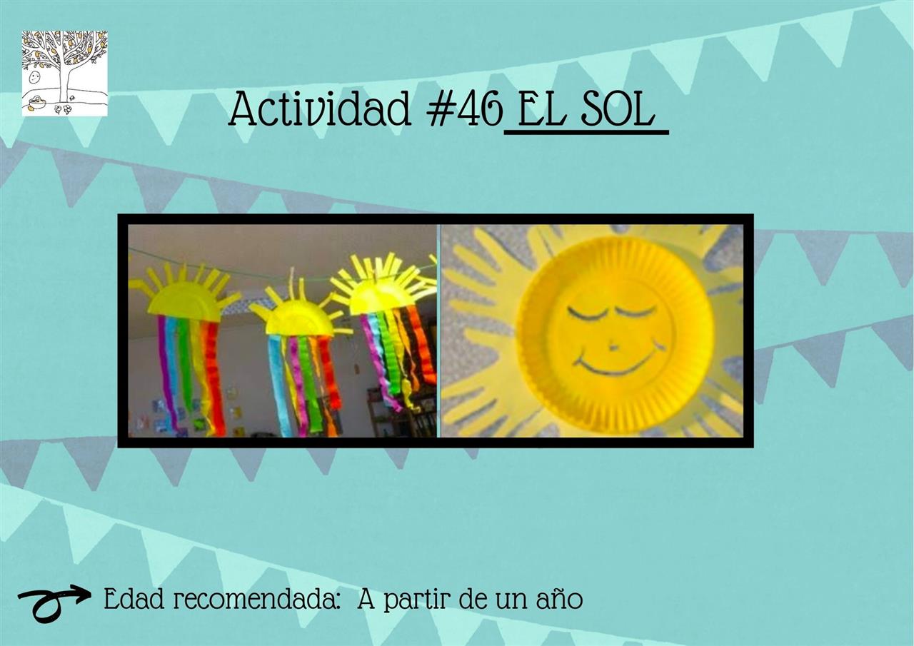 Actividades para hacer en casa 46:  EL SOL SOLET